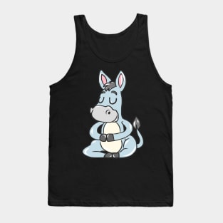 Sweet donkey kids comic donkey mule draft animal Muli Tank Top